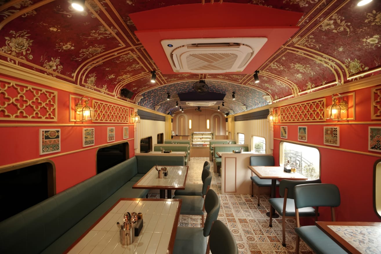Train Restaurant Interior