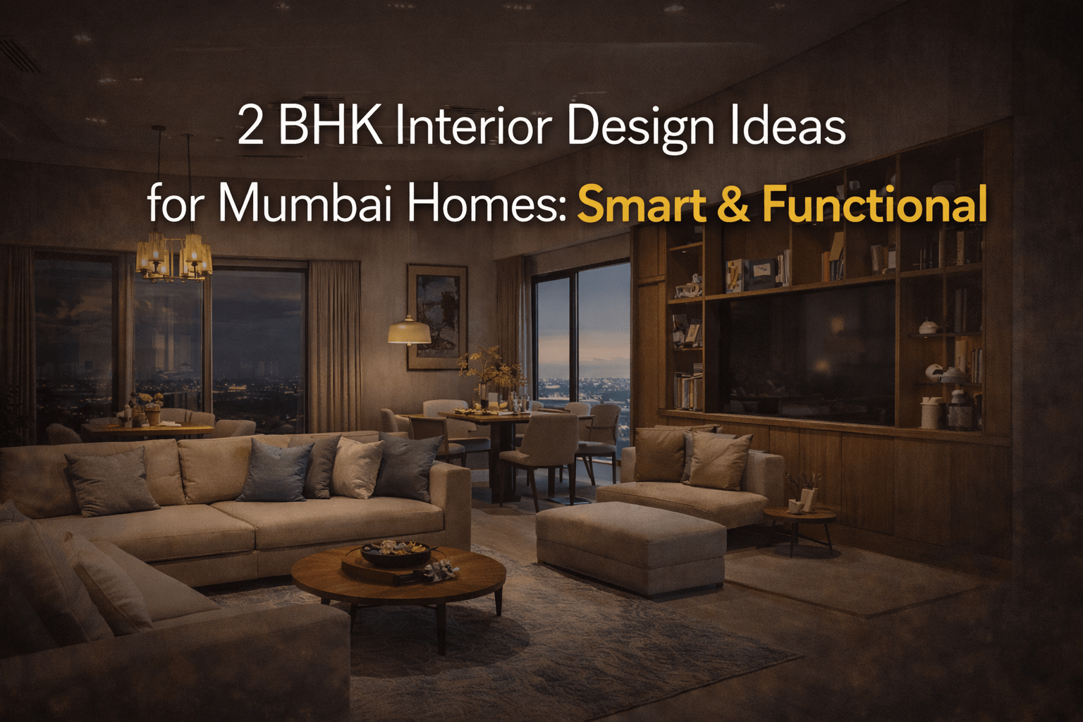 2 BHK Interior Design Ideas for Mumbai Homes: Smart & Functional