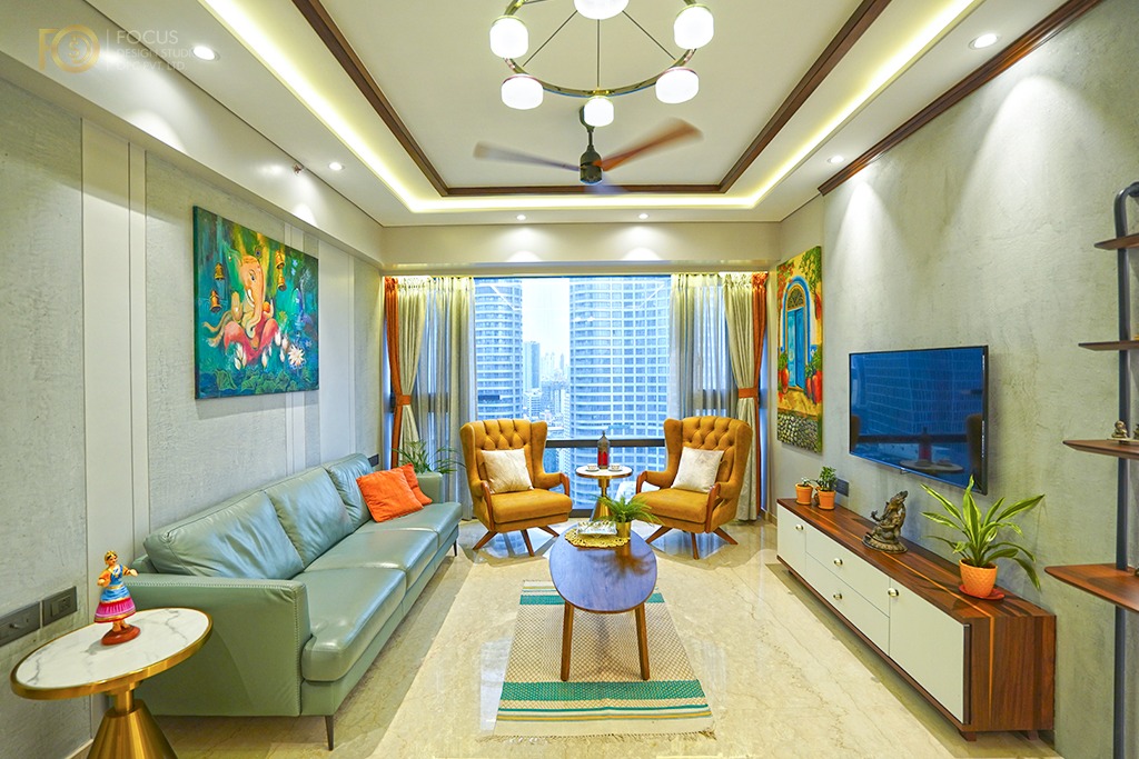 3BHK apartment interior design in Worli Mumbai